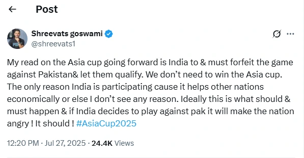 Shreevats Goswami
