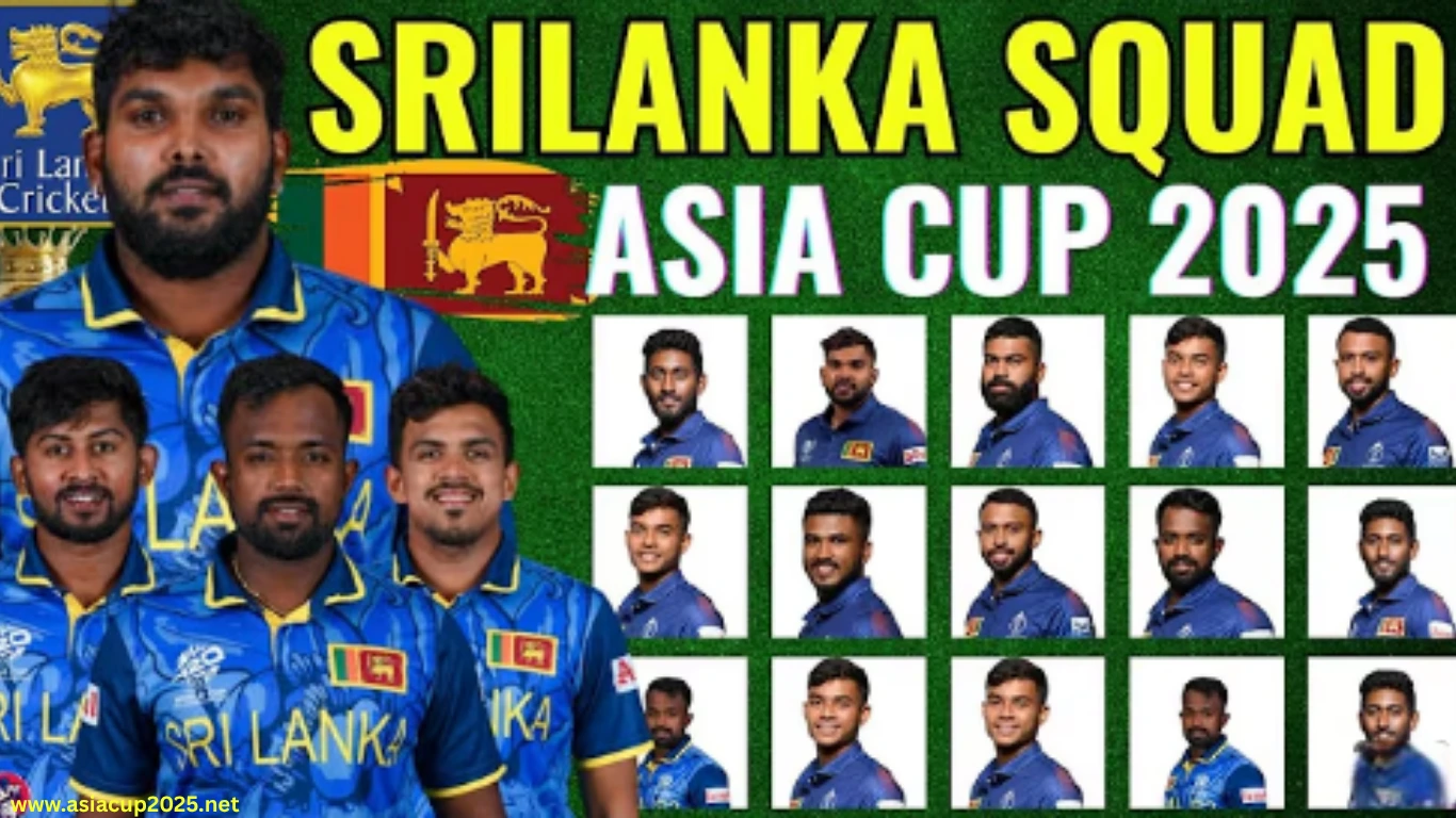 Sri Lanka Squad for Asia Cup 2025