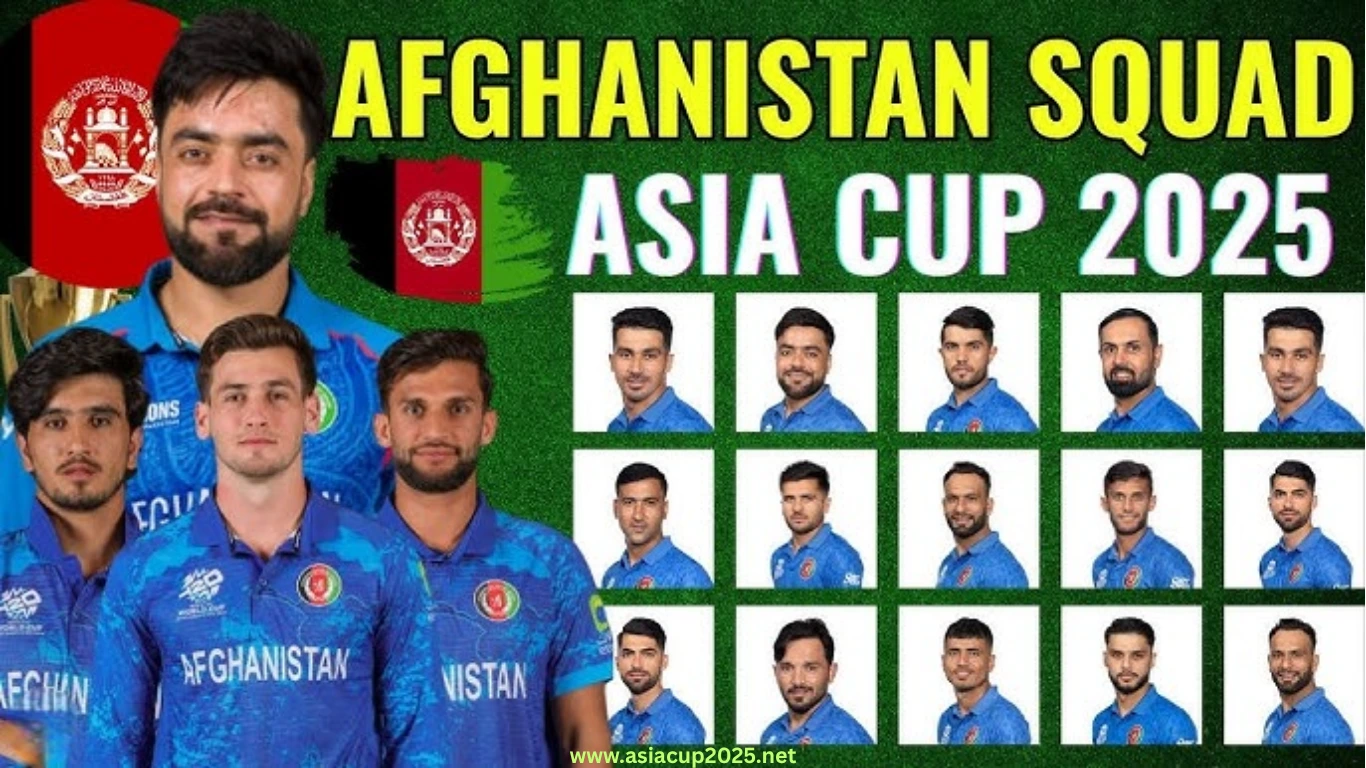 Afghanistan Squad for Asia Cup 2025