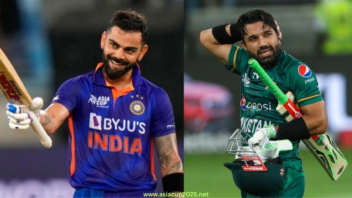 Who are the top five run-scorers in the Asia Cup?