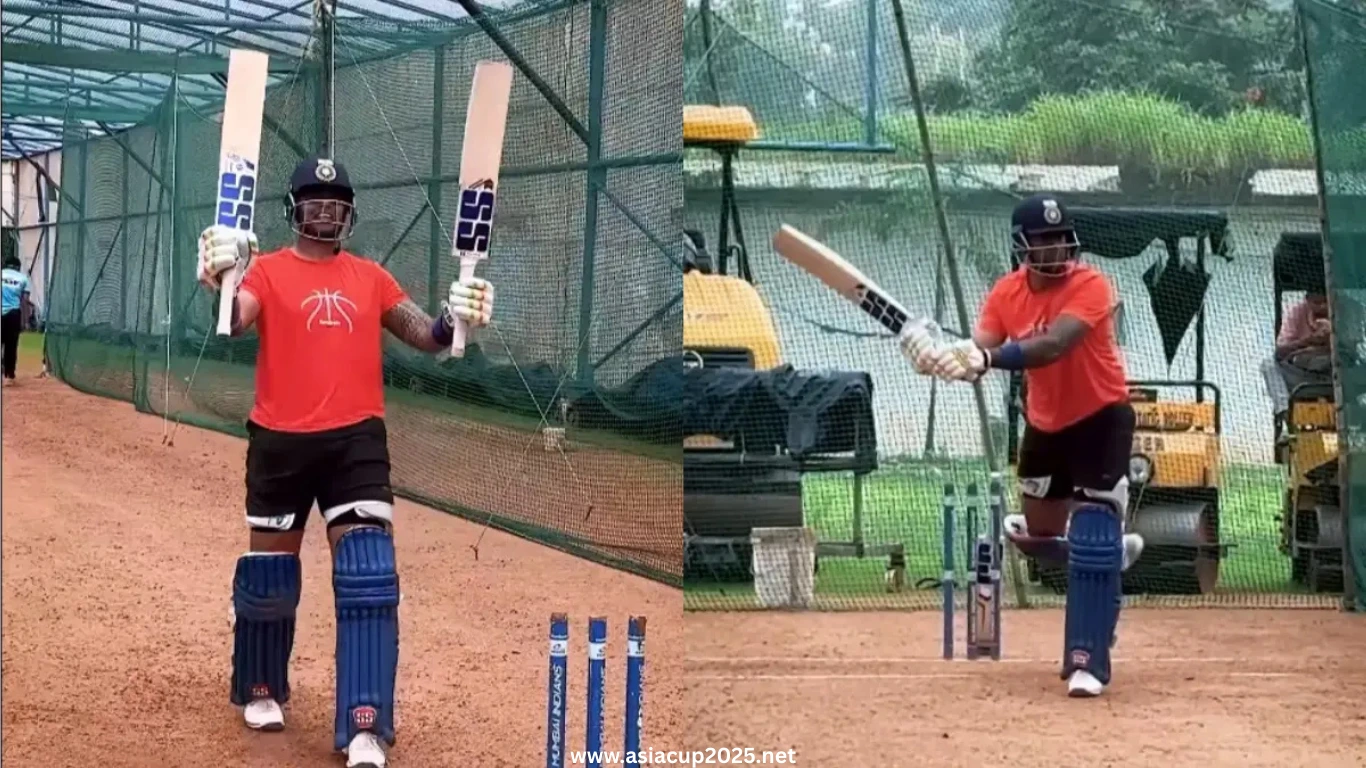 Suryakumar Yadav Resumes Practice